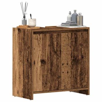 ARDEBO.de - Waschbeckenunterschrank Altholz-Optik 60x33x60 cm Holzwerkstoff