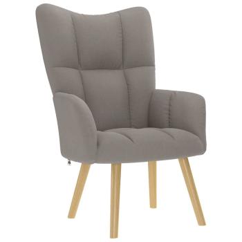 ARDEBO.de - Relaxsessel Taupe Stoff