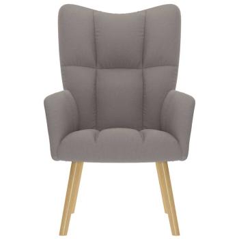 Relaxsessel Taupe Stoff