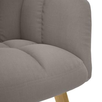 Relaxsessel Taupe Stoff