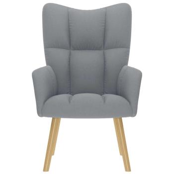 Relaxsessel Hellgrau Stoff