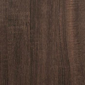 Bücherregal Braun Eichen-Optik 60x35x139 cm Holzwerkstoff