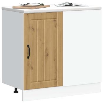 Spülenunterschrank Lucca Artisan-Eiche Holzwerkstoff