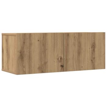 3-tlg. TV-Schrank-Set Wandmontage Artisan-Eiche Holzwerkstoff