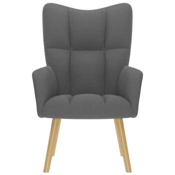 Relaxsessel Dunkelgrau Stoff