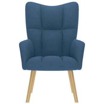 Relaxsessel Blau Stoff