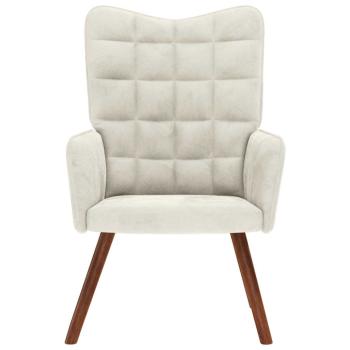 Relaxsessel Creme Samt