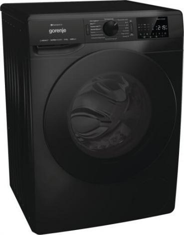 Gorenje WPNEI94A1DTSB 9 kg Frontlader Waschmaschine, 60 cm breit, 1400 U/Min, AquaStop, StableTech, WLAN, 15 Programme, Kindersicherung, schwarz