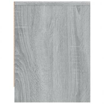 Nachttische 2 Stk. Grau Sonoma 40x30x40 cm Holzwerkstoff