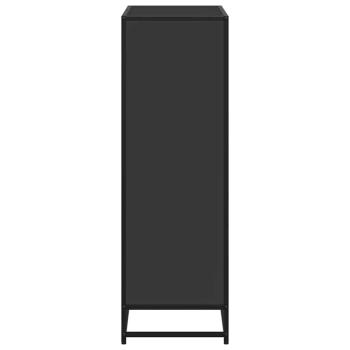 Bücherregal Schwarz 80,5x35x107,5 cm Holzwerkstoff
