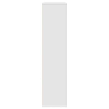 Bücherregal Weiß 89x24x101,5 cm Holzwerkstoff