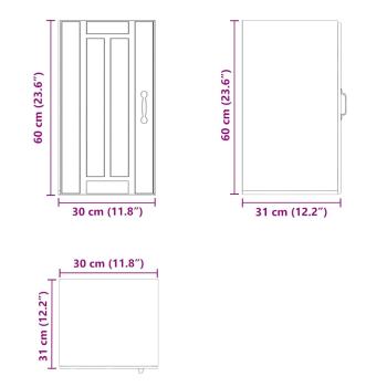 Küchen-Hängeschrank Lucca Hochglanz-Weiß Holzwerkstoff