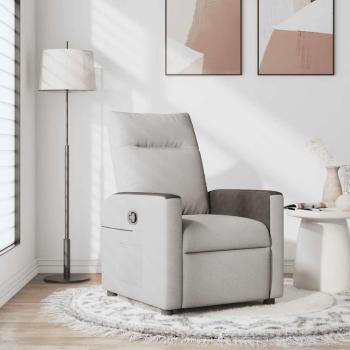 ARDEBO.de - Relaxsessel Wolkengrau Stoff