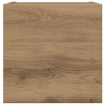 4-tlg. TV-Schrank-Set Wandmontage Artisan-Eiche Holzwerkstoff