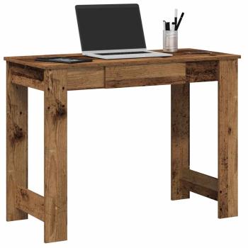 ARDEBO.de - Schreibtisch Altholz-Optik 100x45x75 cm Holzwerkstoff