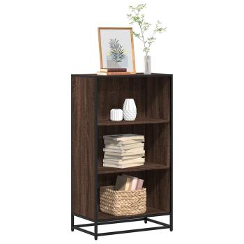 ARDEBO.de - Bücherregal Braun Eichen-Optik 60x35x107,5 cm Holzwerkstoff