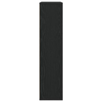 Bücherregal Schwarz Eichen-Optik 89x24x101,5 cm Holzwerkstoff