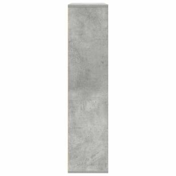 Bücherregal Betongrau 89x24x101,5 cm Holzwerkstoff