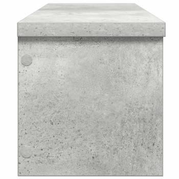 Küchenregale Stapelbar 2 Stk. Betongrau 50x15x16 cm