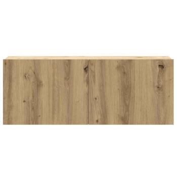 3-tlg. TV-Schrank-Set Wandmontage Artisan-Eiche Holzwerkstoff