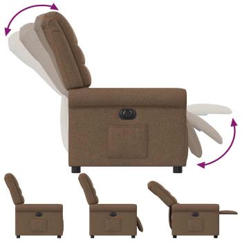 Relaxsessel Elektrisch Braun Stoff