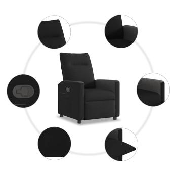 Relaxsessel Schwarz Stoff