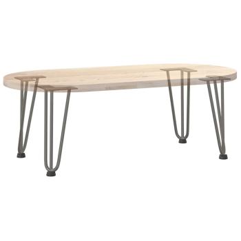 Haarnadelbeine 4 Stk. Naturstahl 30 cm Massivstahl