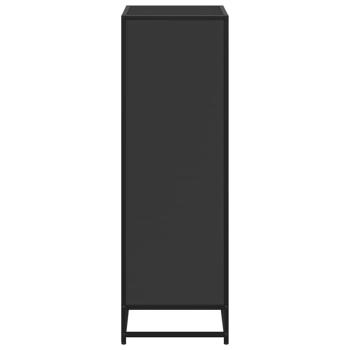 Bücherregal Schwarz 60x35x107,5 cm Holzwerkstoff