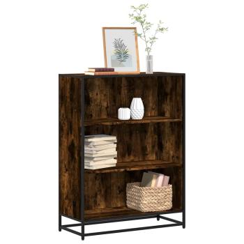 ARDEBO.de - Bücherregal Räuchereiche 80,5x35x107,5 cm Holzwerkstoff
