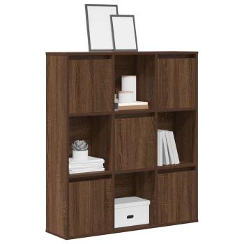 ARDEBO.de - Bücherregal Braun Eichen-Optik 89x24x101,5 cm Holzwerkstoff