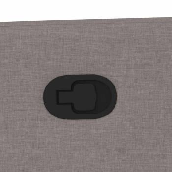 Relaxsessel mit Aufstehhilfe Taupe Stoff