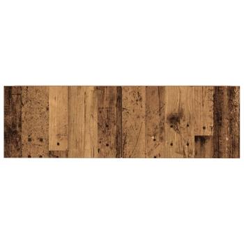 9-tlg. TV-Schrank-Set Wandmontage Altholz-Optik Holzwerkstoff