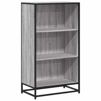 Bücherregal Grau Sonoma 60x35x107,5 cm Holzwerkstoff