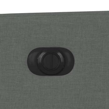 Relaxsessel Elektrisch Dunkelgrau Stoff