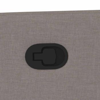 Relaxsessel Taupe Stoff