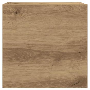 7-tlg. TV-Schrank-Set Wandmontage Artisan-Eiche Holzwerkstoff