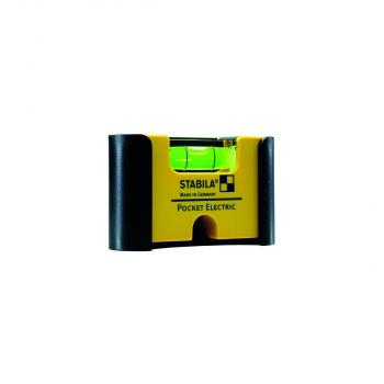 ARDEBO.de Stabila 18115 Wasserwaage Pocket Electric mit Gürtelclip