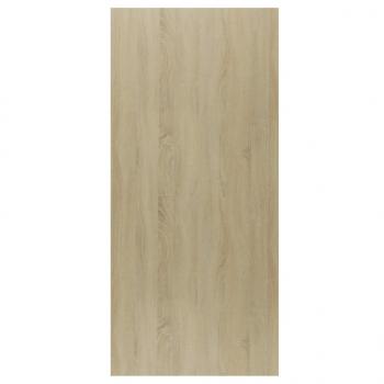 Bücherregal/Sideboard Weiß Sonoma-Eiche 66×30×130 cm