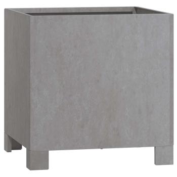 Pflanzkübel mit Beinen 2 Stk. Rostig 30x30x30 cm Cortenstahl
