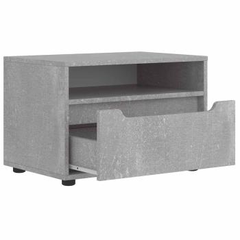 TV-Schrank VISNES Betongrau 60x40x38 cm Holzwerkstoff