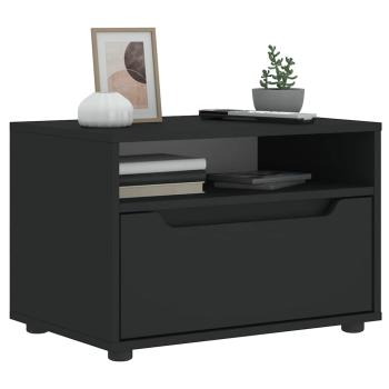 ARDEBO.de - TV-Schrank VISNES Schwarz 60x40x38 cm Holzwerkstoff