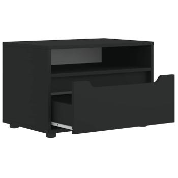 TV-Schrank VISNES Schwarz 60x40x38 cm Holzwerkstoff