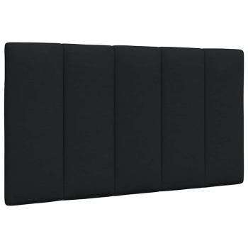 Bett mit Matratze Schwarz 80x200 cm Stoff