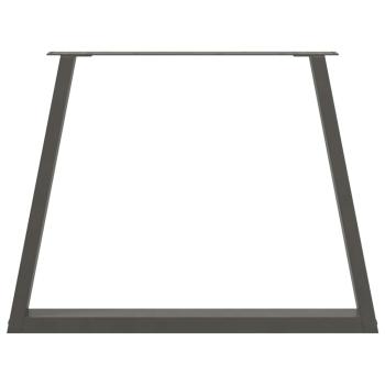 Esstisch Beine V-Form 3 Stück Anthrazit 90x(72-73,3) cm Stahl