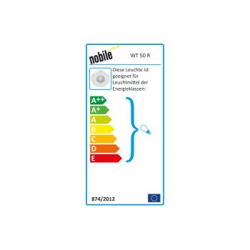 Nobile WT50R Niedervolt-Einbauleuchte, bis 50W, IP65, für Feuchträume, titan-matt (1586004101)