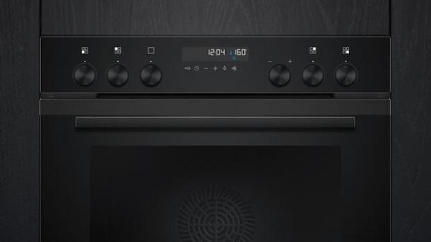 Siemens PQ522VAAB Einbau Herdset mit Induktionskochfeld (EM645CQB6E + HE278GBB4), 60 cm breit, 71 L, cookControl30, 3D Heißluft, Schnellaufheizung, Timerfunktion, Kindersicherung, Rahmen aufliegend, schwarz