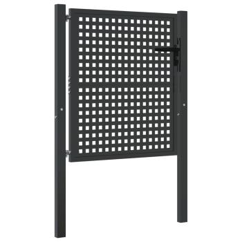Gartentor Anthrazit 105x150 cm Stahl