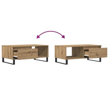 Couchtisch Artisan-Eiche 90x50x36,5 cm Holzwerkstoff