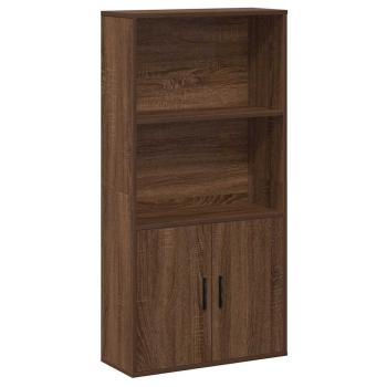 Bücherregal Braun Eichen-Optik 60x24x120 cm Holzwerkstoff