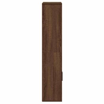 Bücherregal Braun Eichen-Optik 60x24x120 cm Holzwerkstoff
